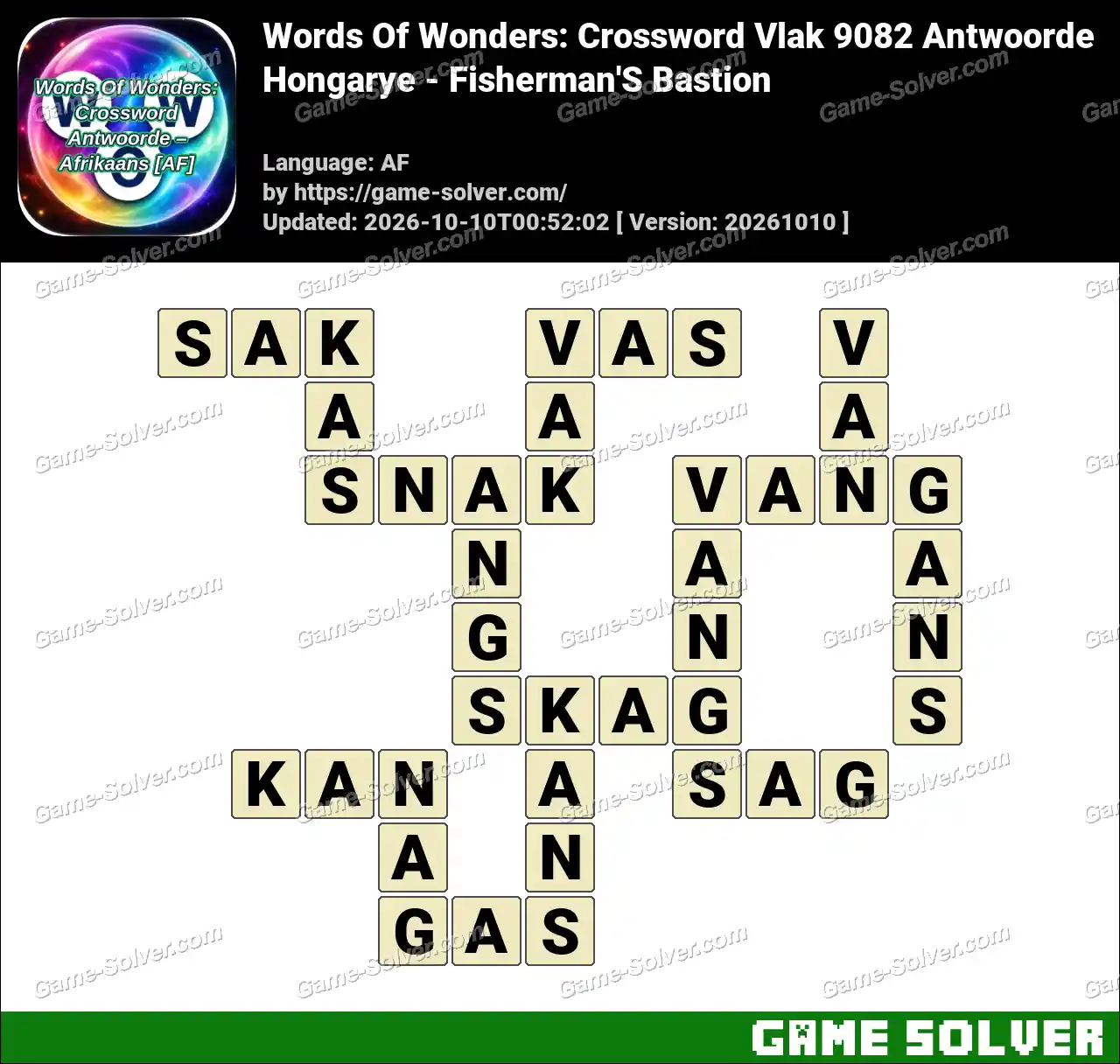 Words Of Wonders: Crossword Vlak 9082 Antwoorde – Hongarye – Fisherman’S Bastion